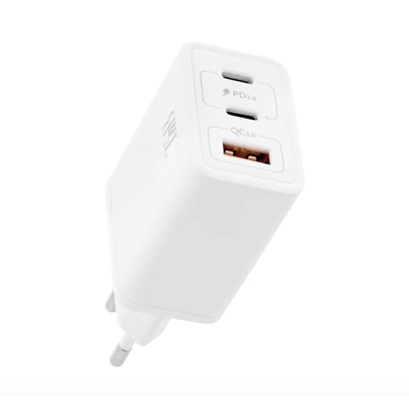 CHARGEUR 1USB 2USBC 65W BLANC