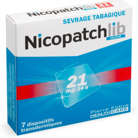 NICOPATCHLIB 21MG/24H DISP TR 28SACH