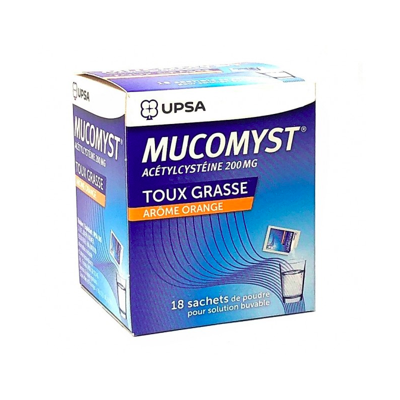 MUCOMYST 200MG PDR SBUV EN SACH B/18