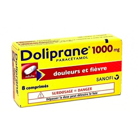 DOLIPRANE 1000MG CPR PLQ/8