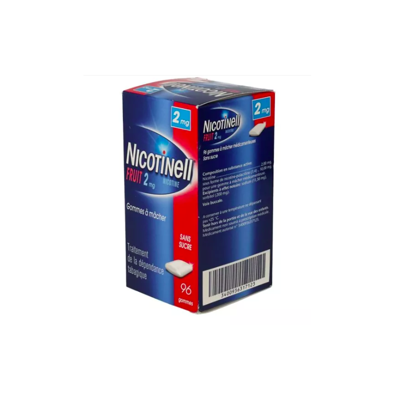 NICOTINELL 2MG fruits PLQ/96