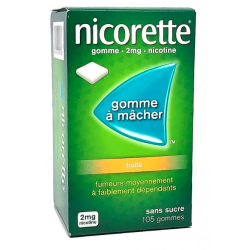 NICORETTE 2MG fruits PLQ/105