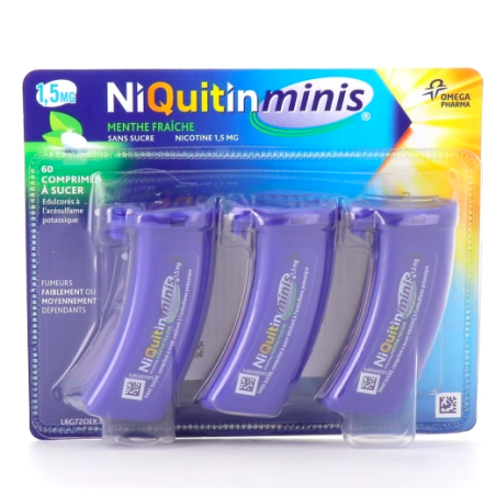 NIQUITIN MINIS 1,5MG COMPRIMÉS