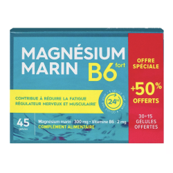 MAGNESIUM MARIN B6 45 GELULES