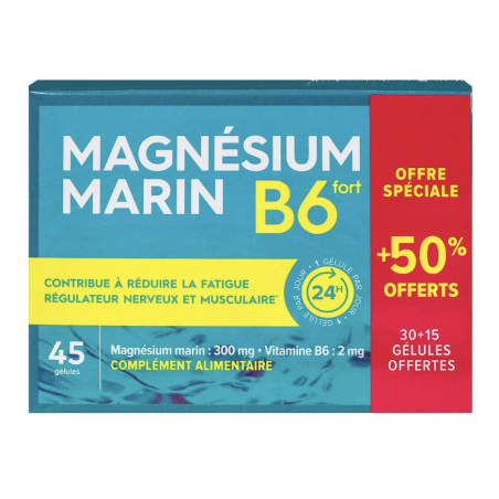 MAGNESIUM MARIN B6 45 GELULES