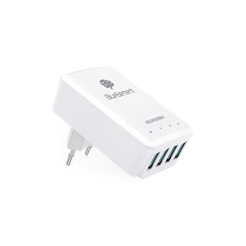 SMART CHARGEUR MURAL 4 UNIVERSEL LED BLUESTORK