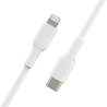 Câble USB C / Lightning - 1 m - Blanc - Belkin