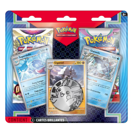 Pack Boosters Pokémon - Superdofin, Glaivodo et Gigansel