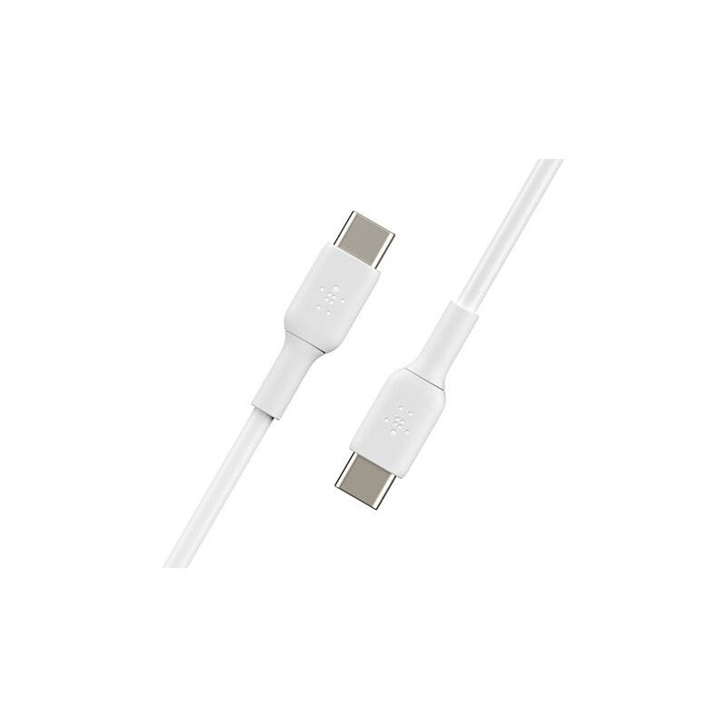 Câble USB C / USB C - 2M - Blanc - Belkin