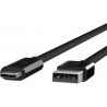 CABLE USB C USB A NOIR 90CM BELKIN