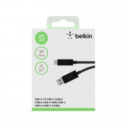CABLE USB C USB A NOIR 90CM BELKIN