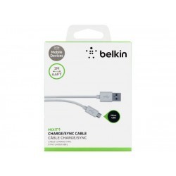 CABLE MICRO USB BLANC 2M BELKIN