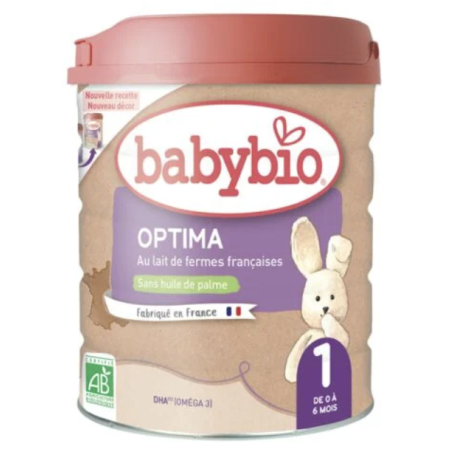 BABYBIO OPTIMA 1 VACHE Bio 800 g