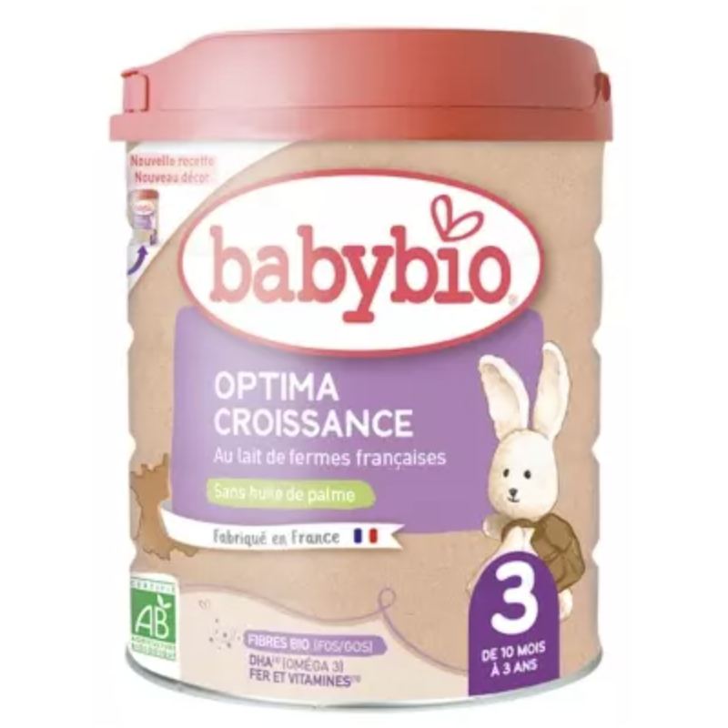 BABYBIO OPTIMA 3 VACHE Bio 800 g