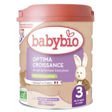 BABYBIO OPTIMA 3 VACHE Bio 800 g