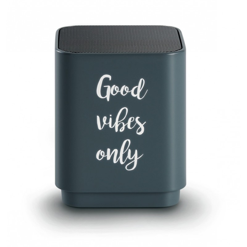 Enceinte sans fil lumineuse BT19 Good Vibes Only – Bigben