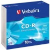 PACK DE 10 CD-R 700MB  VERBATIM