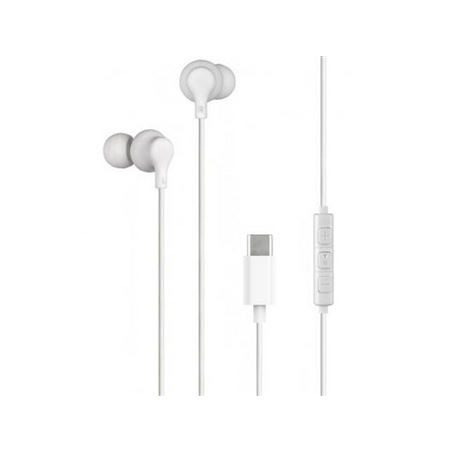 ECOUTEURS FILAIRE USB C BLANC