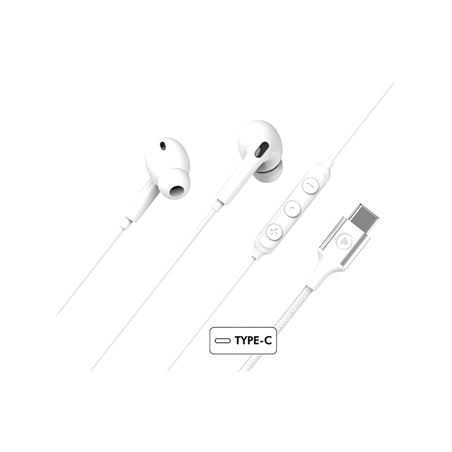 ECOUTEURS FILAIRE USB C BLANC