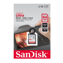 CARTE SD SANDISK UHS-I U1 64GB