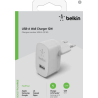Chargeur secteur charge rapide Belkin
