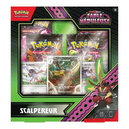POKEMON : COFFRET CARTES POKEMON SCALPEREUR FABLE NEBULEUSE
