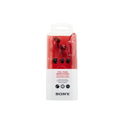 Écouteurs intra-auriculaire Sony - 1,20 mètre rouge