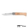 Opinel Couteau N°8 Inox (Blister)