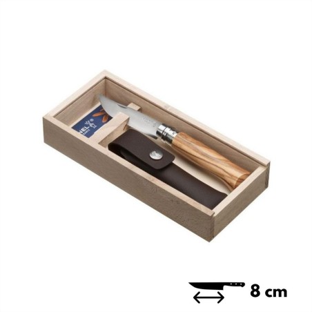 Opinel Couteau Plumier N°8 Olivier + Gaine