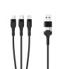 Câble universel 3-en-2 Mobility Labs - Noir