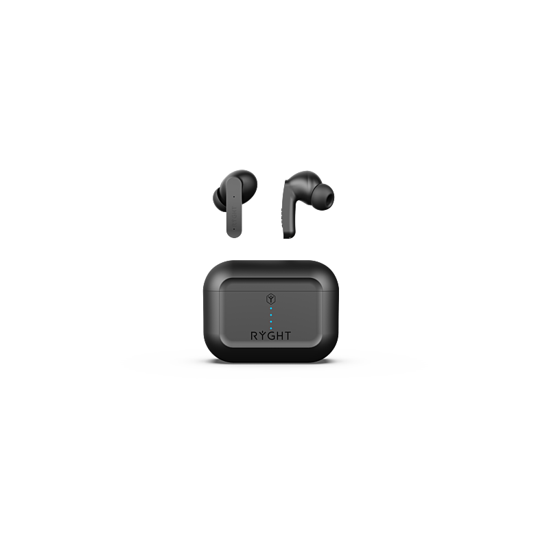 Ecouteurs bluetooth ryght pulse anc noir