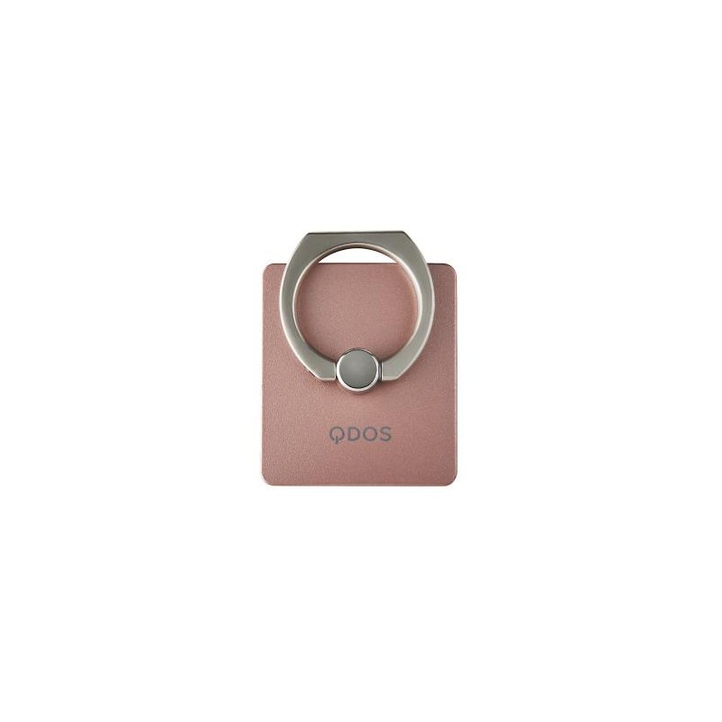 Bague support QDOS Ring Holder Or Rose pour Smartphone