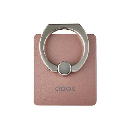 Bague support QDOS Ring Holder Or Rose pour Smartphone