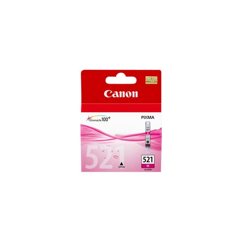 Cartouche d'encre Canon CLI-521M Magenta