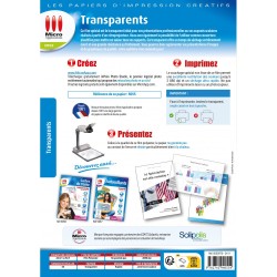 Micro Application film transparent pour rétroprojecteur