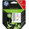 HP 932XL Black/933XL Cyan/Magenta/Yellow 4-pack Original Ink Cartridges cartouche d'encre 4 pièce(s) Rend