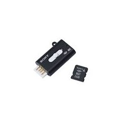 Sony Memory Stick Micro 2 Go + Adaptateur USB M2