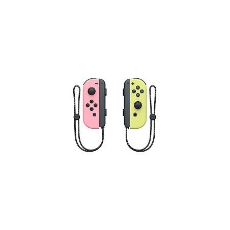Paire de manettes Joy-Con gauche rose pastel & droite jaune pastel – Nintendo Switch