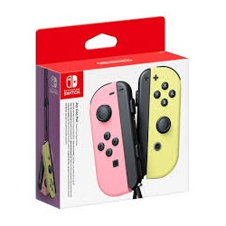 Paire de manettes Joy-Con gauche rose pastel & droite jaune pastel – Nintendo Switch