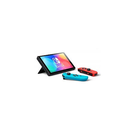 Console Nintendo Switch modèle OLED – Joy-Con Bleu fluo/Rouge fluo