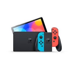 Console Nintendo Switch modèle OLED – Joy-Con Bleu fluo/Rouge fluo