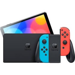 Console Nintendo Switch modèle OLED – Joy-Con Bleu fluo/Rouge fluo