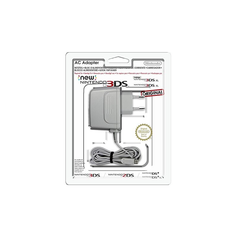 Câble de Charge Original Adaptateur Secteur - Nintendo 3DS / 3DS XL / DSi / DSi XL – Nintendo