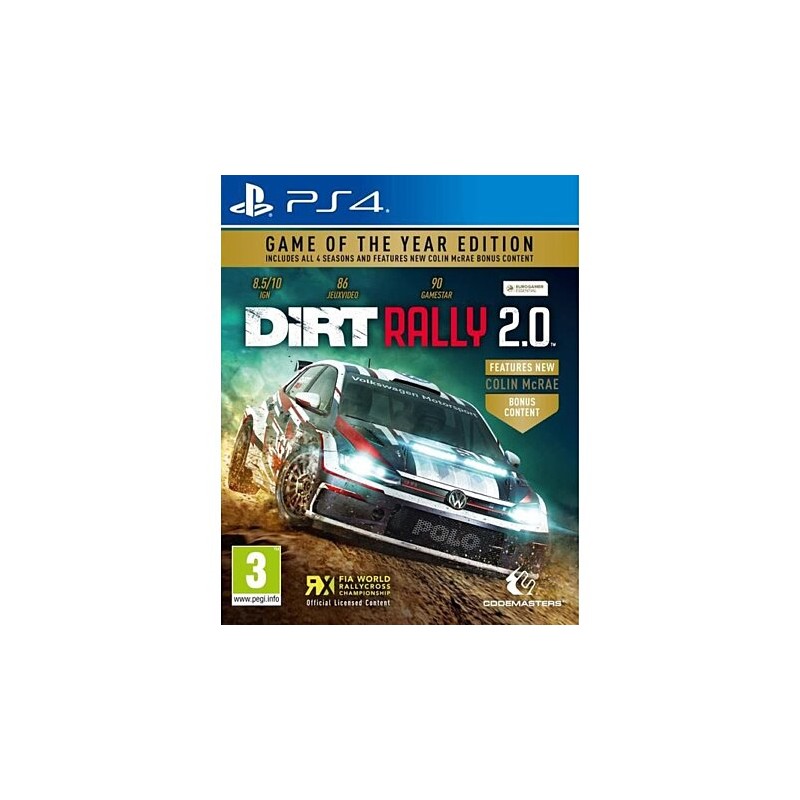 DIRT Rally 2.0 – Game of the Year Edition – PS4