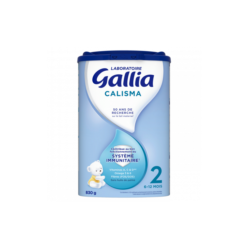 Calisma 2 - Lait en Poudre 2ème Âge pour Bébé de 6 à 12 Mois - 800g