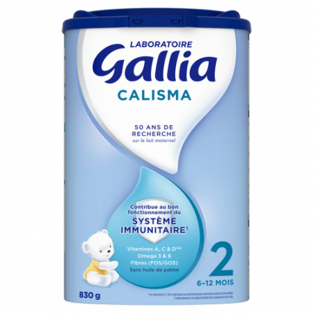 Calisma 2 - Lait en Poudre 2ème Âge pour Bébé de 6 à 12 Mois - 800g