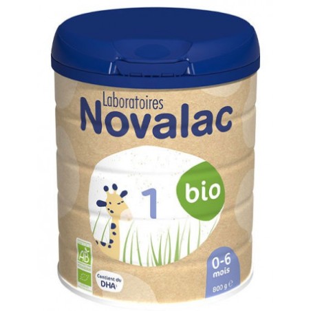 Novalac 1 BIO Lait Infantile en Poudre 0-6 Mois 800g