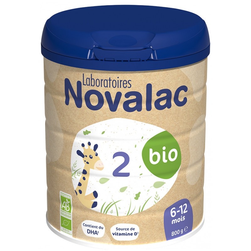 Novalac 2 BIO – Lait infantile 2ème âge (6-12 mois) – 800g