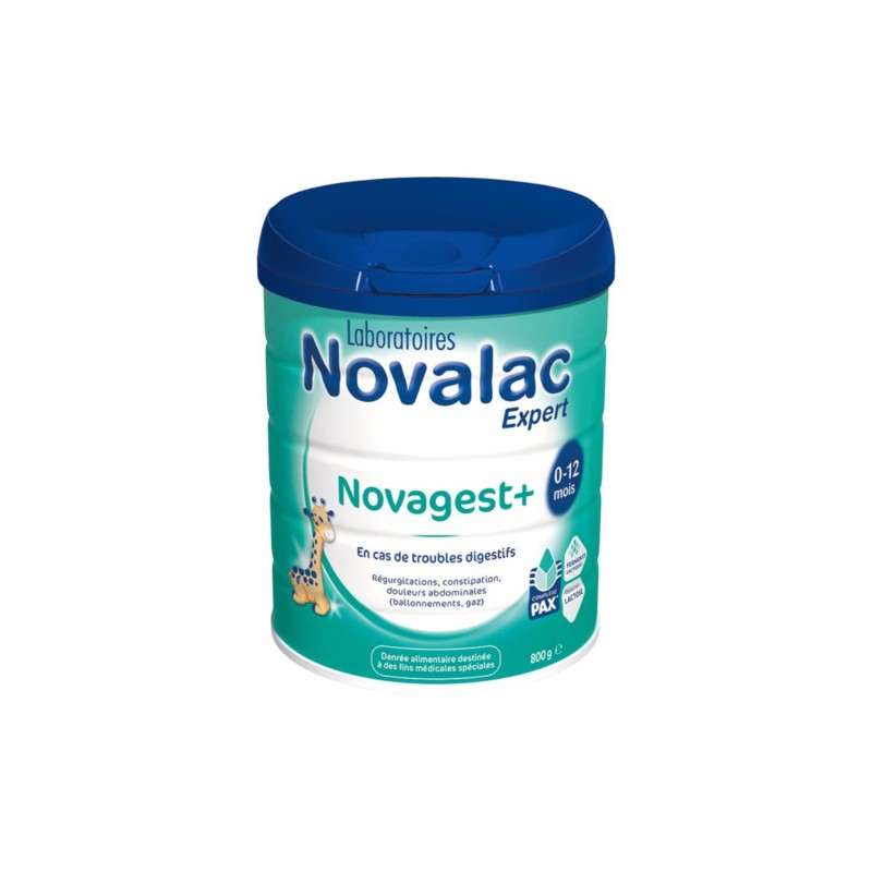 Novalac Novagest+ – Lait Infantile 0 à 12 Mois – 800g