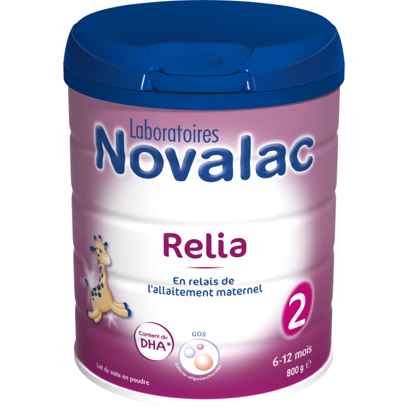 RELIA – Lait en Poudre 2ème Âge – De 6 à 12 mois – 800g
